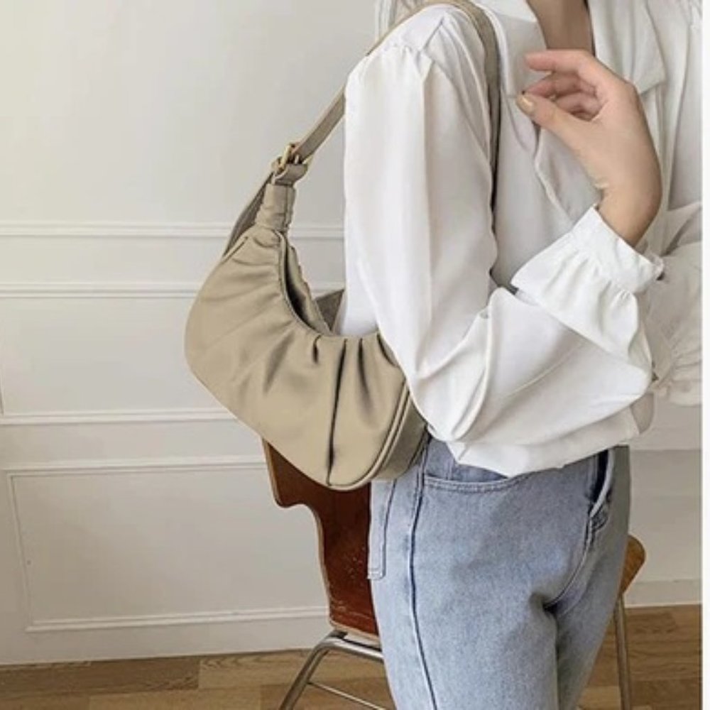 TITLE: SHOULDER BAG FOR WOMEN CHIC POUCH BAG VINTAGE HOBO HANDBAG